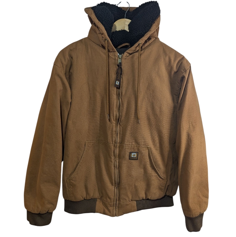 Canada Workgear Men's Heavy Duty Hooded Coat Size Large